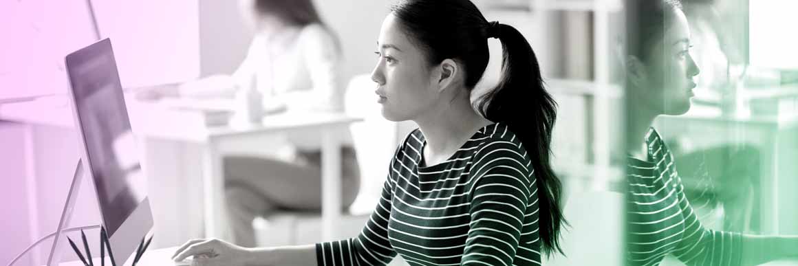 Woman Working on Entitlement Management